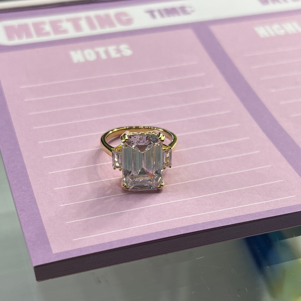 sterling silver FZN gold plated RING